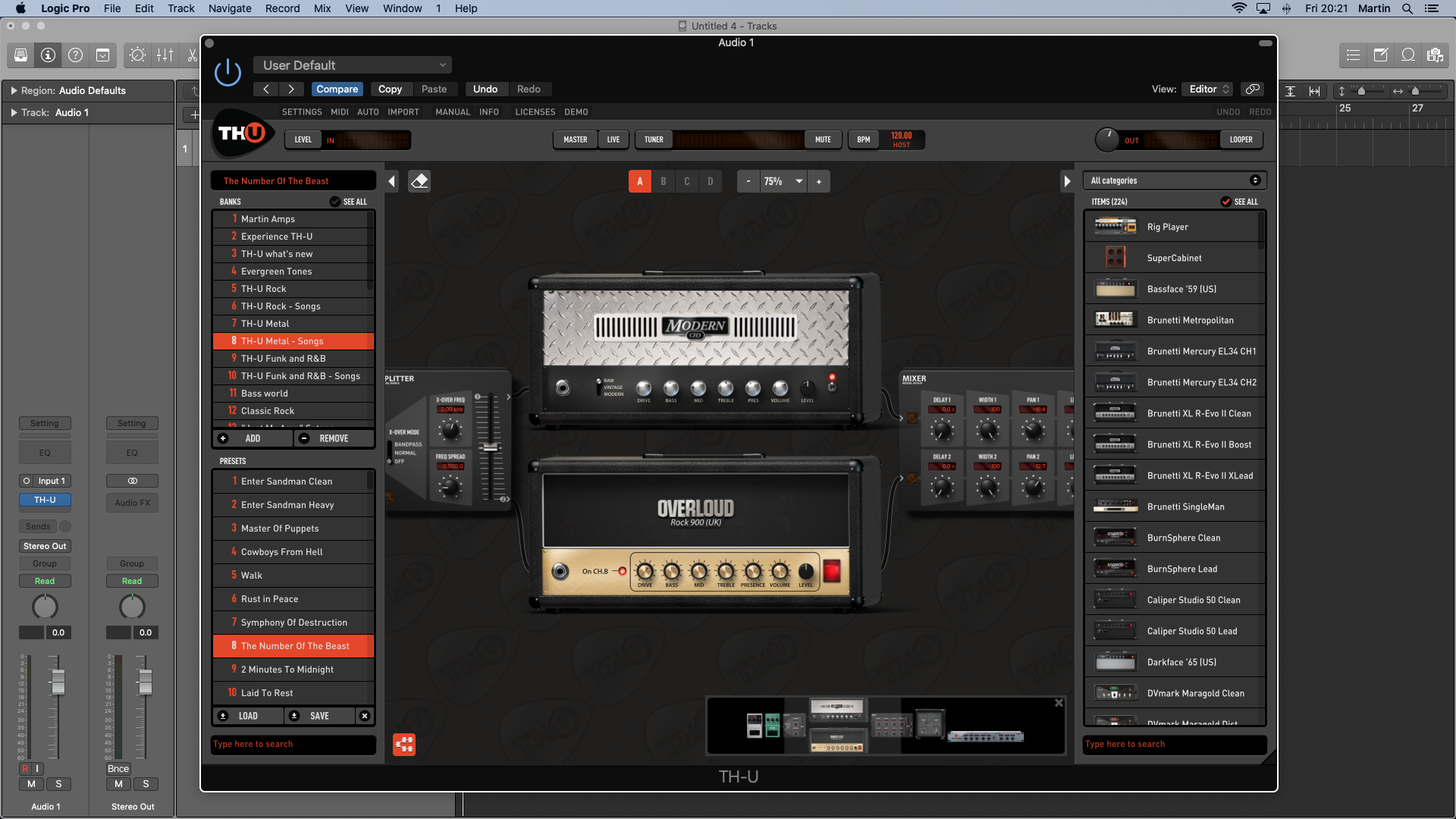 Overloud TH-U Premium Amp Sim Suite